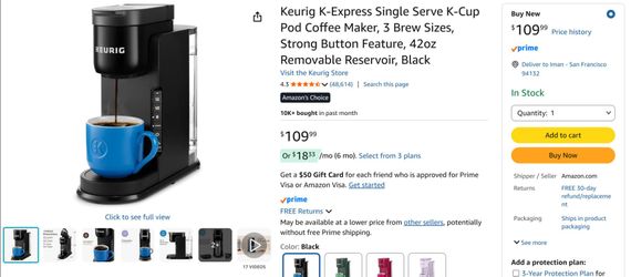 Keurig Coffee Maker
