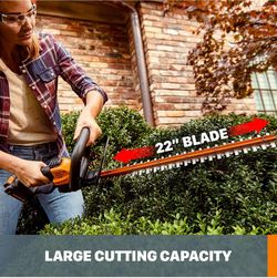 Word 20v 22” Hedge Trimmer 