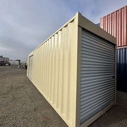 40FT MODIFIED SHIPPING CONTAINER - DUAL ROLL-UP DOORS