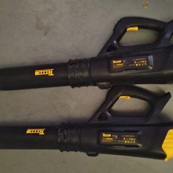 2-Teccpo Leaf Blowers (No Battery)