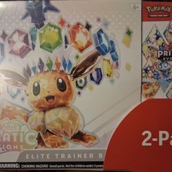 Costco Pokemon Prismatic Evolutions 2-Pack Trainer Box and Booster Bundle 