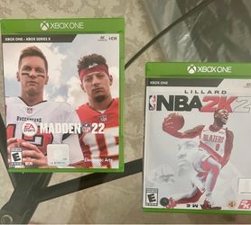 Madden NFL 22 and NBA 2K21 for Xbox One
