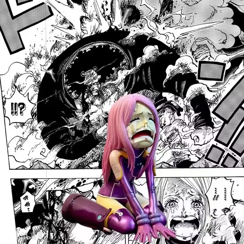 12cm Anime One Piece Figure Crying Jewelry Bonney Action Figures Egg Tip Island Pvc Collection Model