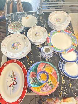 Lot of Assorted Tableware - Classic, Modern and Christmas Styles
