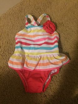 Multicolored Baby Girl Swimsuit
