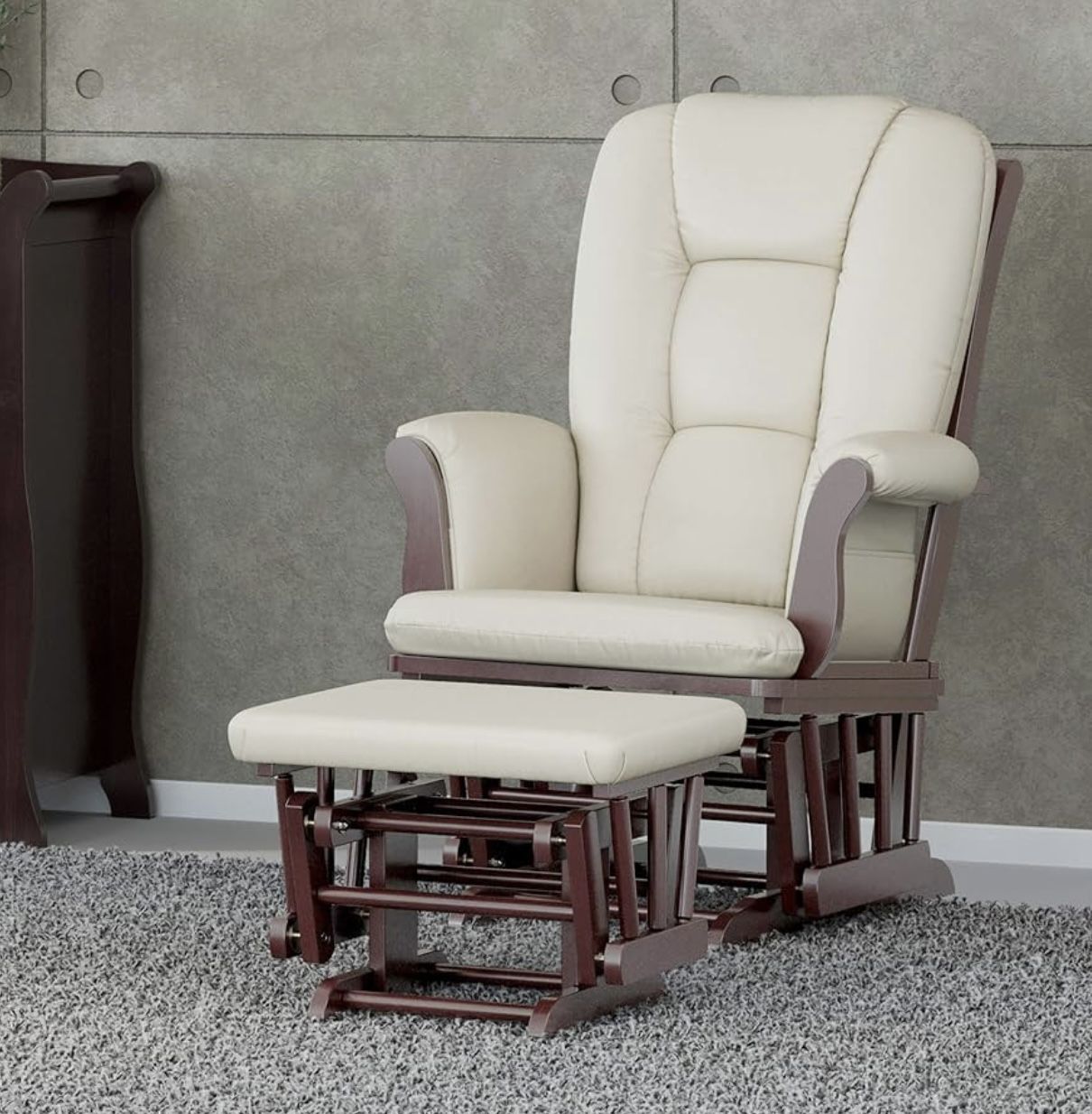 Glider Chair With Ottoman