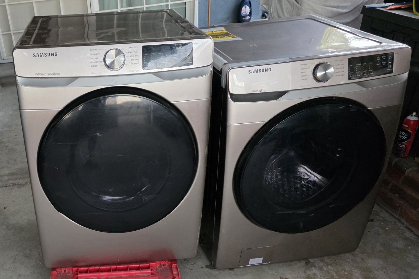 Washer And GAS Dryer Set