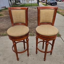Pair of Vintage Swivel Barstools