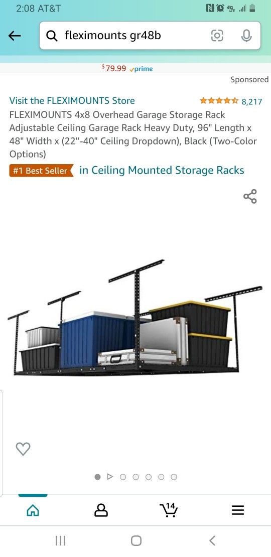 Garage Celing Storage Rack