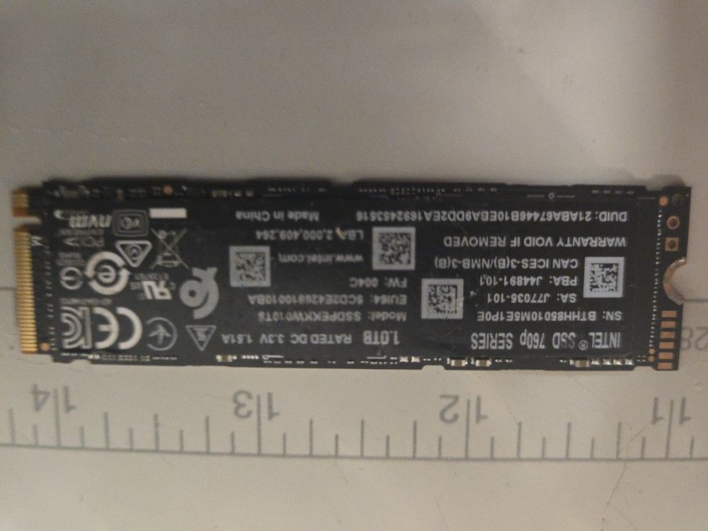 1tb ssd 760p Series