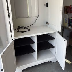 Large White Cabinet 