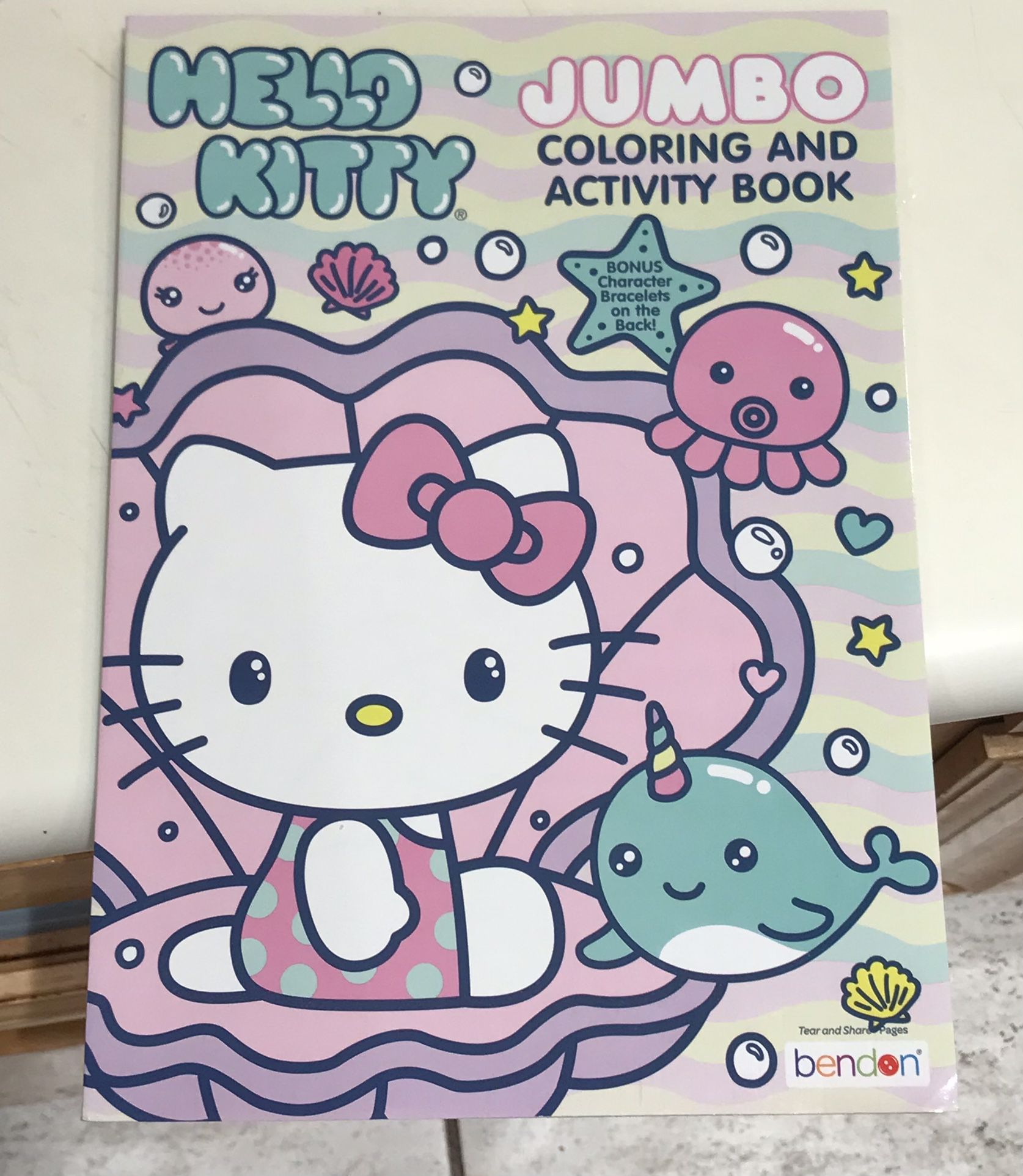 New Hello Kitty Sanrio Coloring & Activity Book