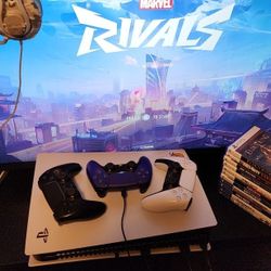 PS5 Disk Verizon + 3 Controllers + Games + Turtle Beach Headset included