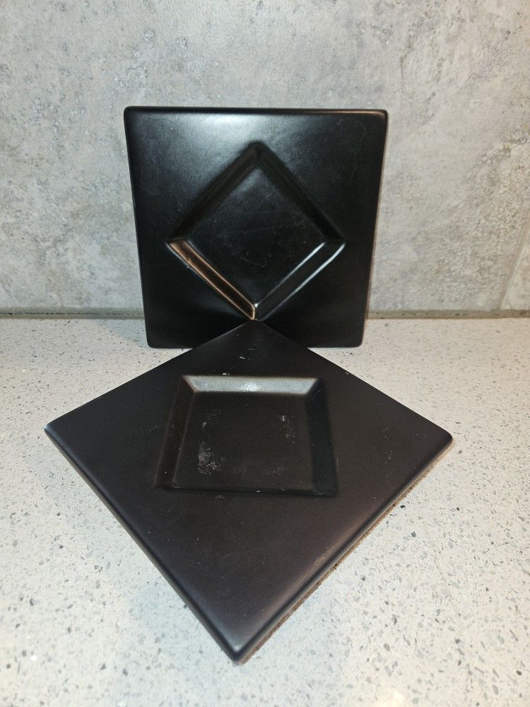 Pillar Candle Holder/pair-Partylite