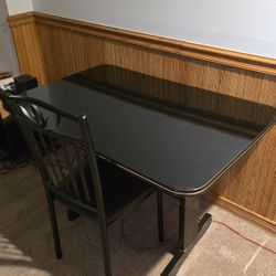 Kitchen/office Table With Chair