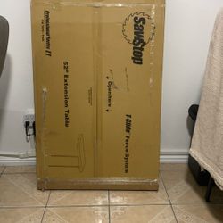 saw stop extension table 52 inches with hard wear included never been use brand new 