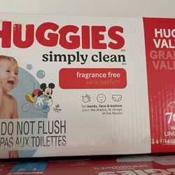 Huggies Wipes And Small Size 1 Diapers