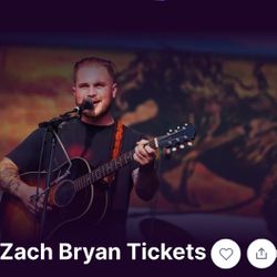 Zach Bryan Tickets- Tonight 5/31  In Oakland!