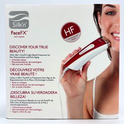 Silk'n FaceFX Face Skin Care Anti Aging Handheld LED Light Treatment Red Sealed