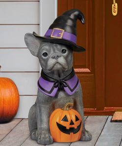 French Bulldog Halloween greeter 26” Decoration