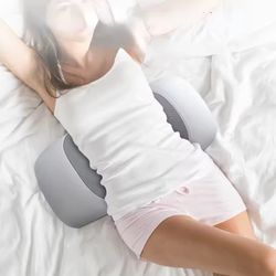 Memory Foam Lumbar Support Pillow for Sleeping – Ideal for Back Sleepers, Waist & Back Cushion