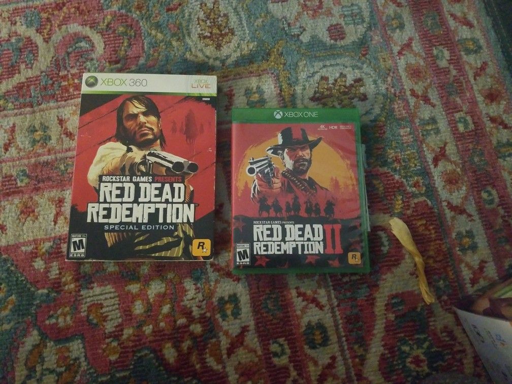 Red Dead Redemption Special edition (360)+ Red Dead Redemption 2(xbox One) Combo