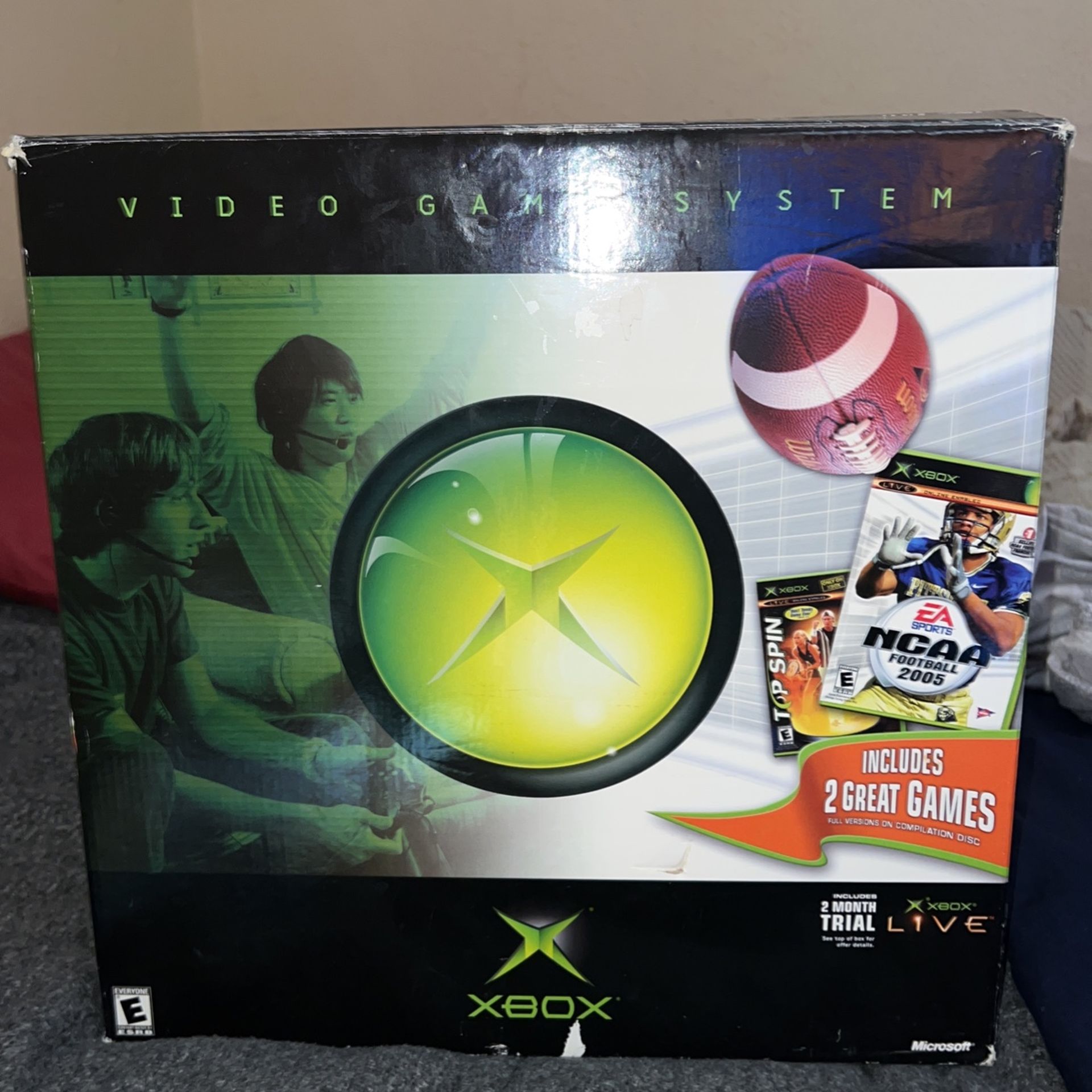 original xbox console box