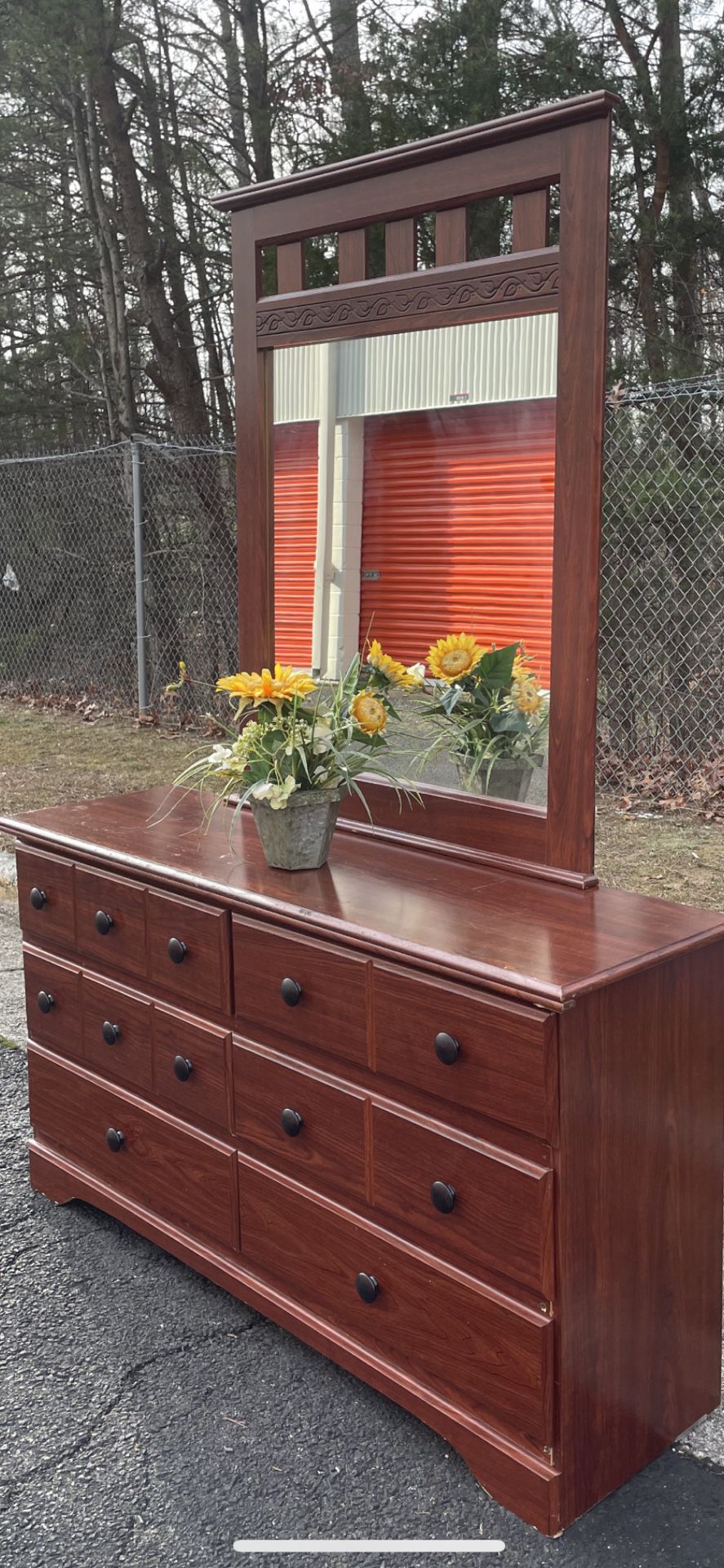 Ashley Furniture Dresser With Mirror. Drawers Sliding Smoothly Great Conditipn