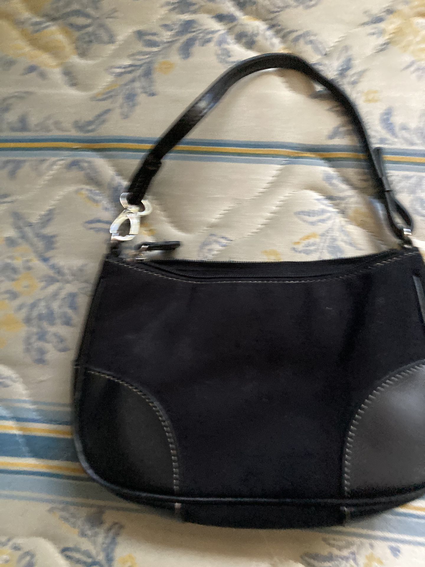  Black Suede Small purse