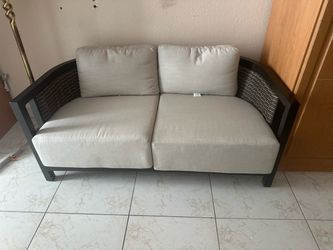 Loveseat Sofa with Cushions