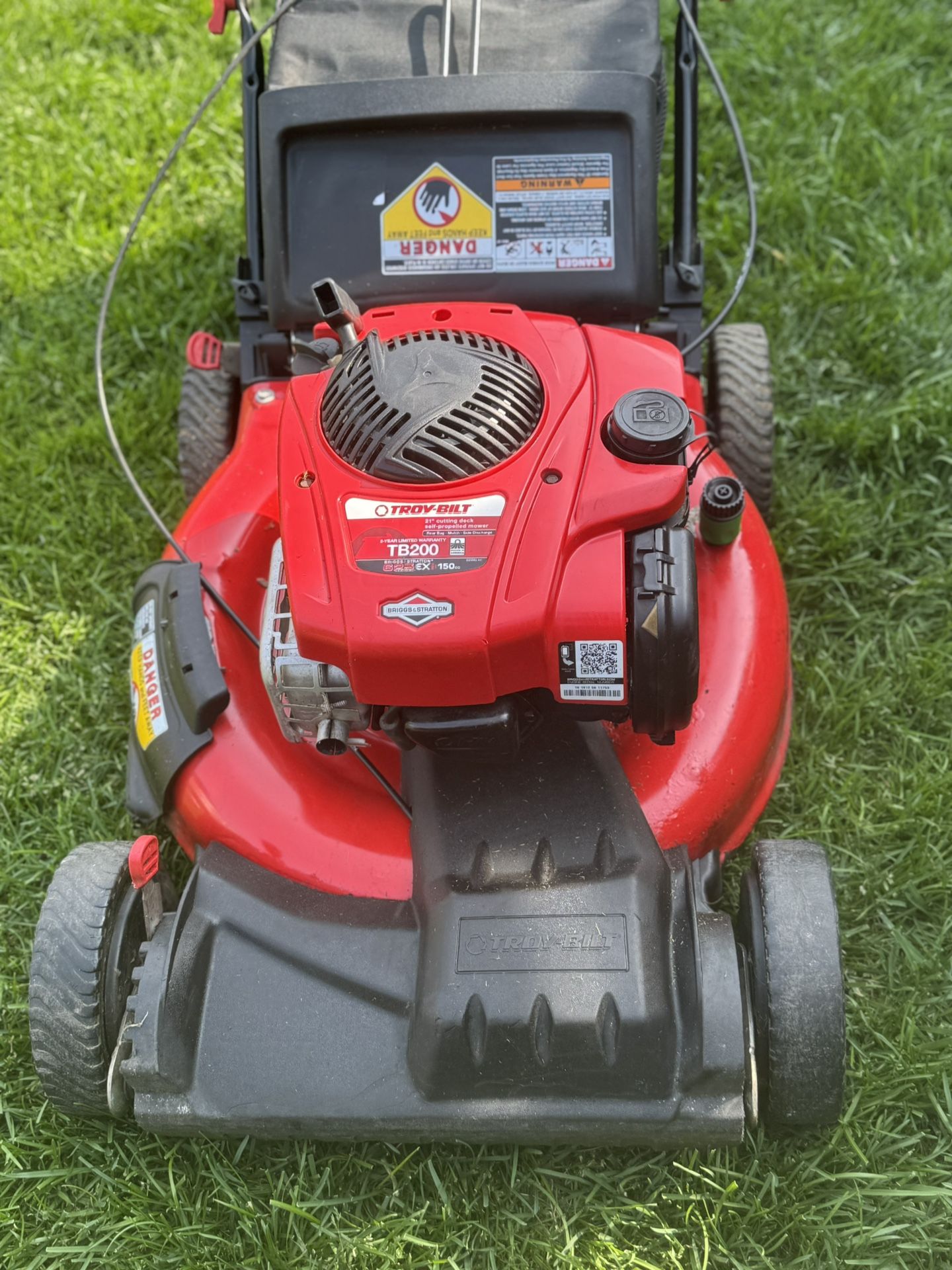 TROY BILT SELF PROPELLED LAWN MOWER