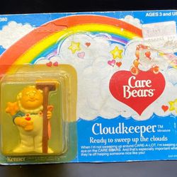 Mint In Package Vintage 1984 Care Bears The Cloud Keeper PVC Toy Figure