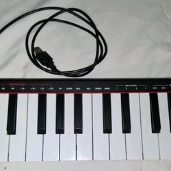 Akai Professional LPK25 USB MIDI Laptop Performance Keyboard Controller w/ Cable