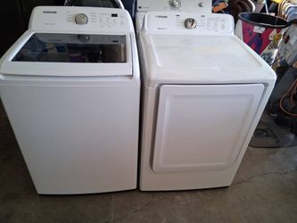 Samsung High Efficiency Energy Saving Gas Dryer And Washer Set
