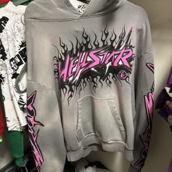 Authentic Pink Hellstar Hoodie 