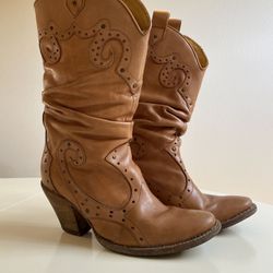 Cowboy leather boots BLAY - Women’s size US 6.5