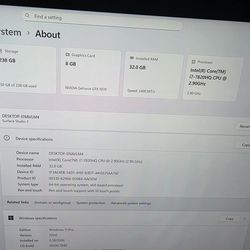 Microsoft Surface Studio 2 All-in-One i7 32GB 256GB SSD GTX 1070 Touchscreen