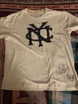 NY old navy shirt with blue plaid shorts