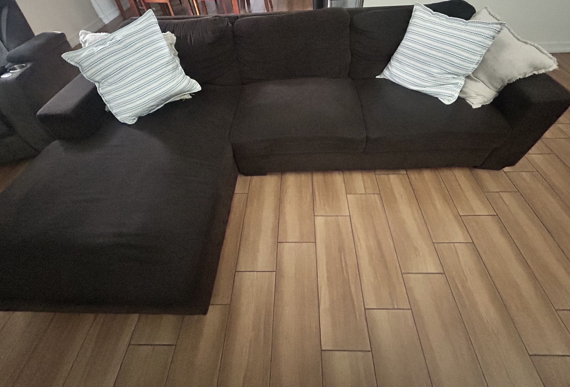Brown Sectional Sofa