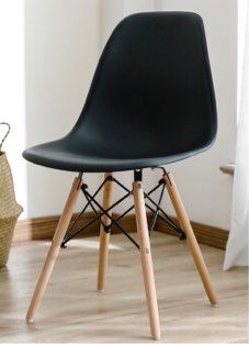 Brand new $25 each century modern leisure dining chair wood legs black dark brown gray tan white colors available