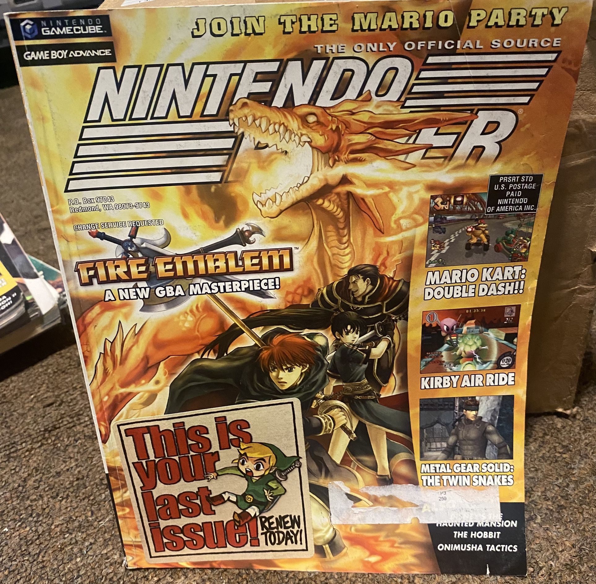 Nintendo Power #174 Fire Emblem Magazine
