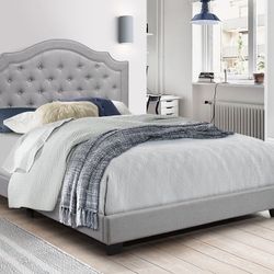 Starbed Gray Linen Queen Bed 🩷😍🚛🚛
