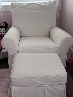 Swivel Glider and Ottoman