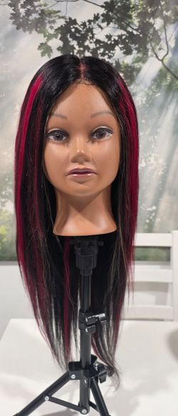 Human hair lace front wig