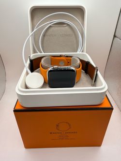 Apple Watch Hermès Series 7 (Cellular) 45mm Stainless Steel + 2 Bands