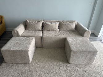 Sofa couch Biege