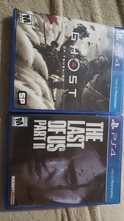 Ps4 Ghost of Tsushima. (Last of us 2 is sold.)