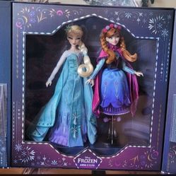 Disney Frozen Collector Doll Set. Limited Edition. /5700 .  Brittney Lee. Anna And Elsa Doll.  New