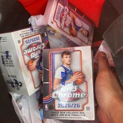 Topps Chrome NBA Basketball 2025 Blaster Box