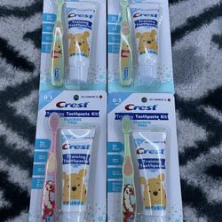 Baby Toothbrush And Toothpaste 